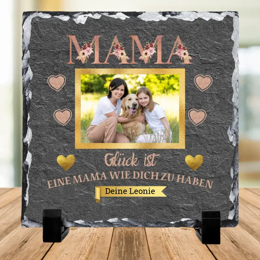 Eine Mama wie Dich - Familie-Schieferplatte