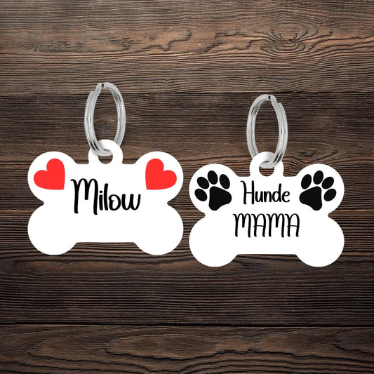 Dogtag Knochen Mockup